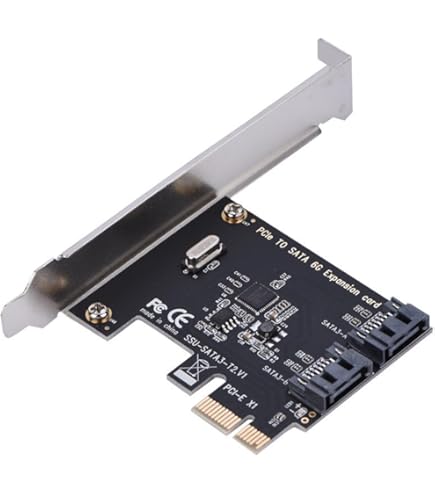 Amazon | 8ポート SATA III - PCIe 3.0 x1 NON-RAID 拡張カード
